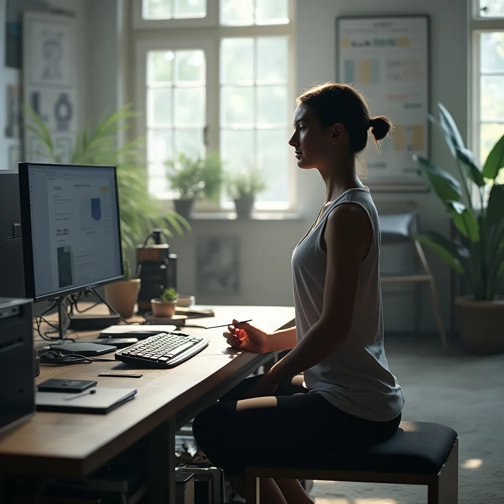 Espacio de trabajo tranquilo y ordenado